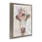 Stupell Industries Betsy Cow with Flowers Floating Frame, design by Stellar Design Studio